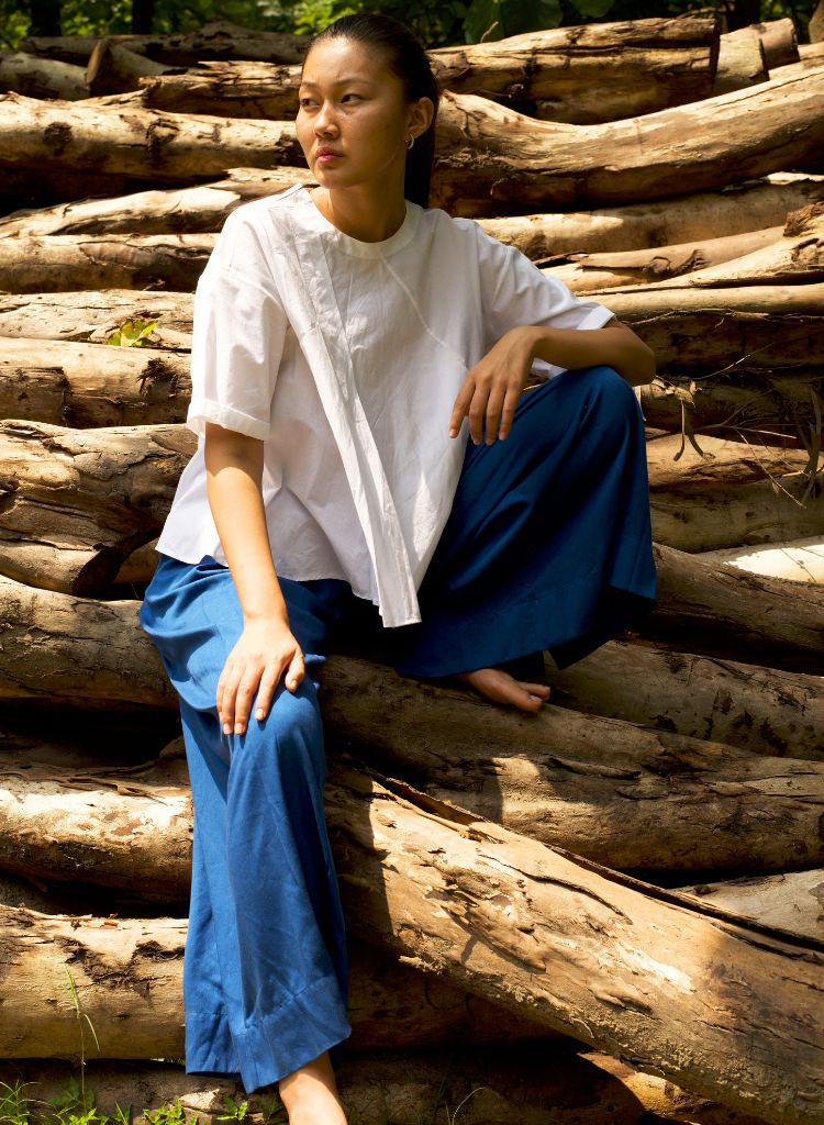 Asymmetric Pleat Set