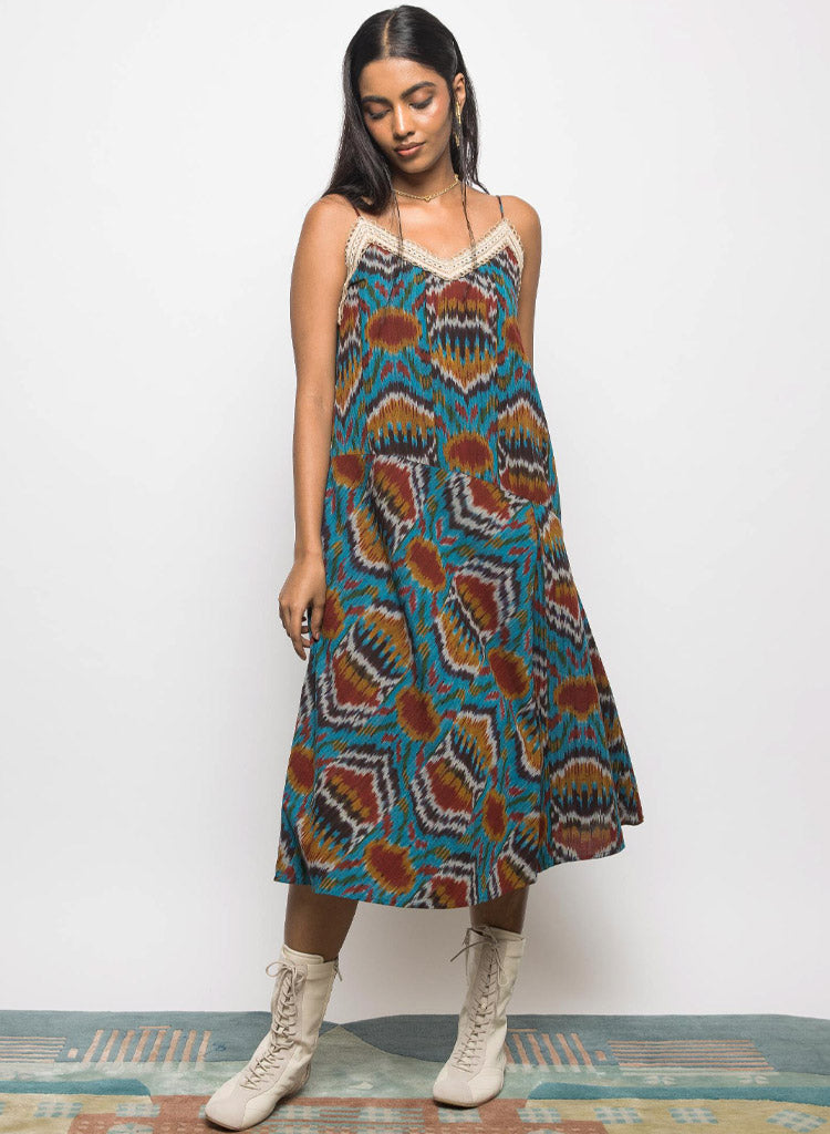 Asymmetric Waist Sling Dress