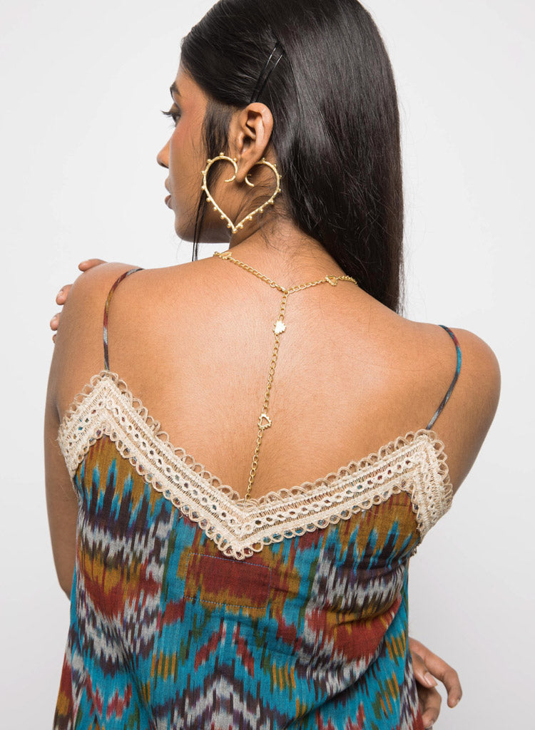 Asymmetric Waist Sling Dress