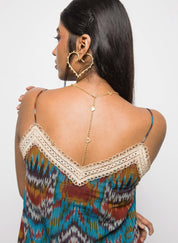 Asymmetric Waist Sling Dress