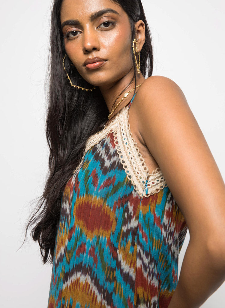 Asymmetric Waist Sling Dress