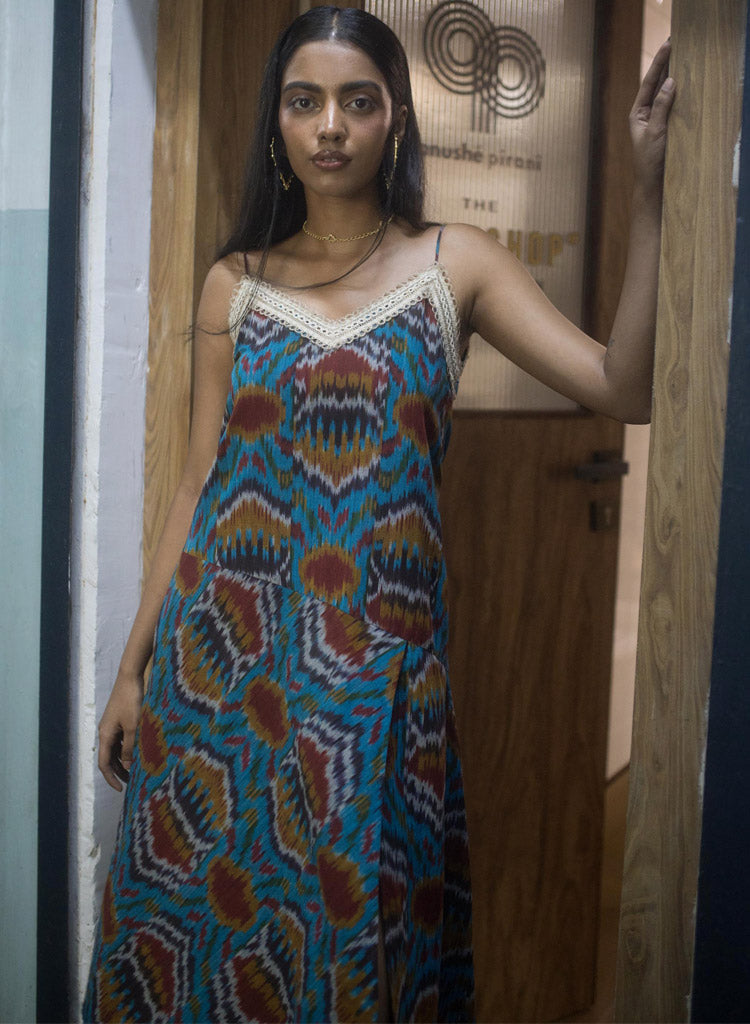 Asymmetric Waist Sling Dress