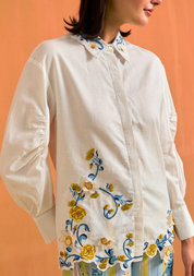 Aurelia Embroidered Shirt Set