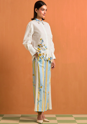 Aurelia Embroidered Shirt Set