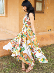 Autumn Love Handkerchief Dress