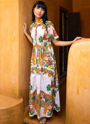 Autumn Love Shirt Dress