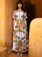 Autumn Love Shirt Dress