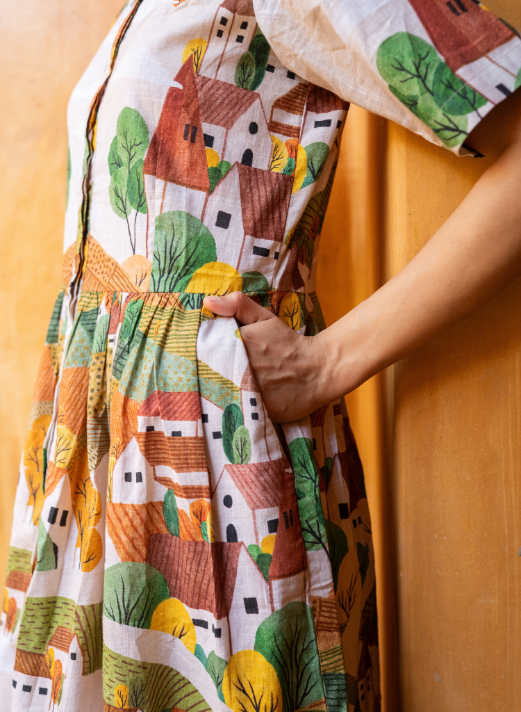 Autumn Love Shirt Dress