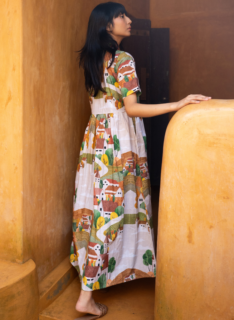 Autumn Love Shirt Dress