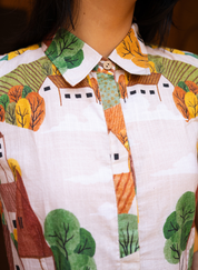 Autumn Love Shirt Dress