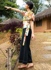 Autumn Love Wrap Top