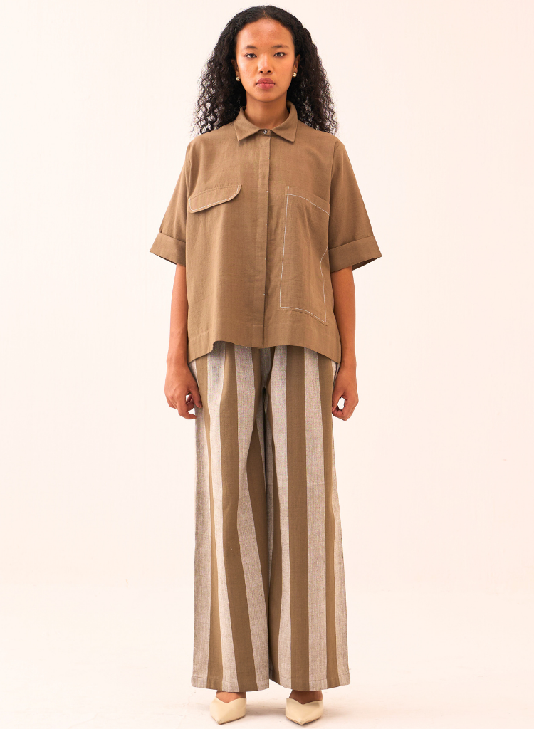 Back Drawstring Shirt