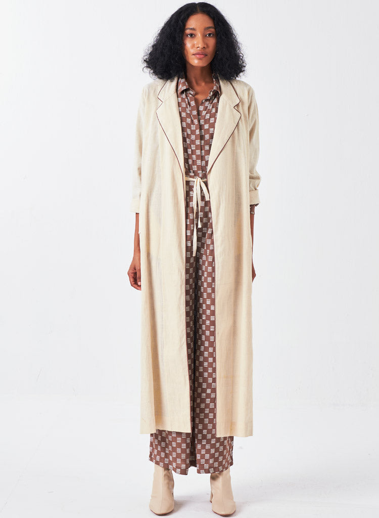 Back Floral Drawstring Jacket