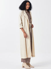 Back Floral Drawstring Jacket