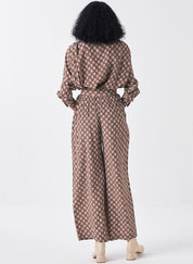 Floral Drawstring Jacket Set