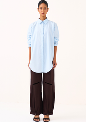 Floral Drawstring Shirt Set
