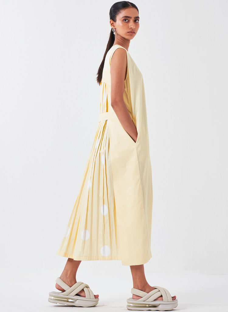 Back Pleat Dress