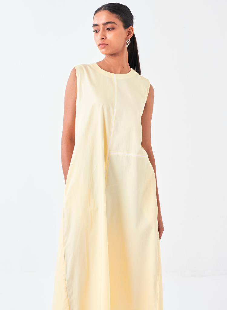 Back Pleat Dress