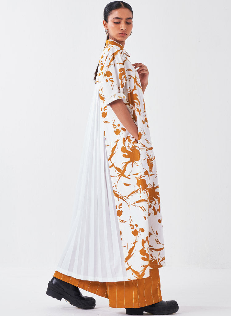 Back Pleat Dress Set