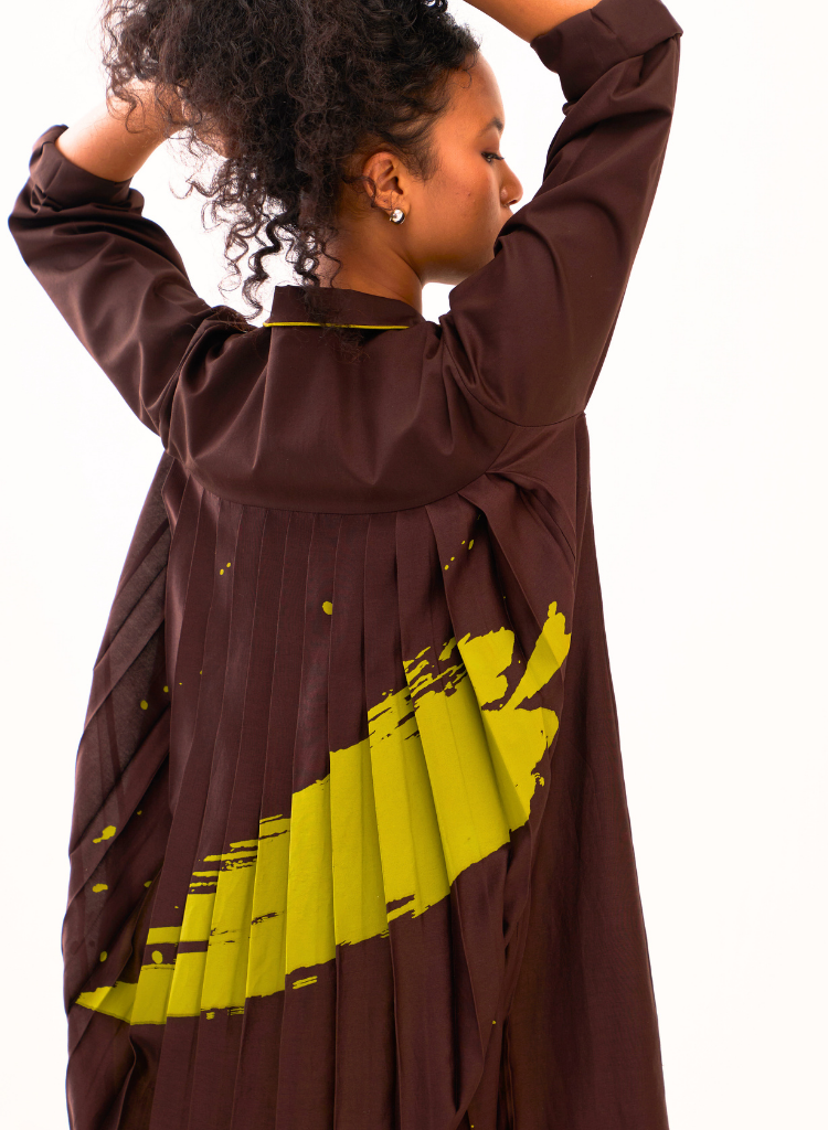 Back Pleat Jacket Splash