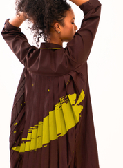 Back Pleat Jacket Splash