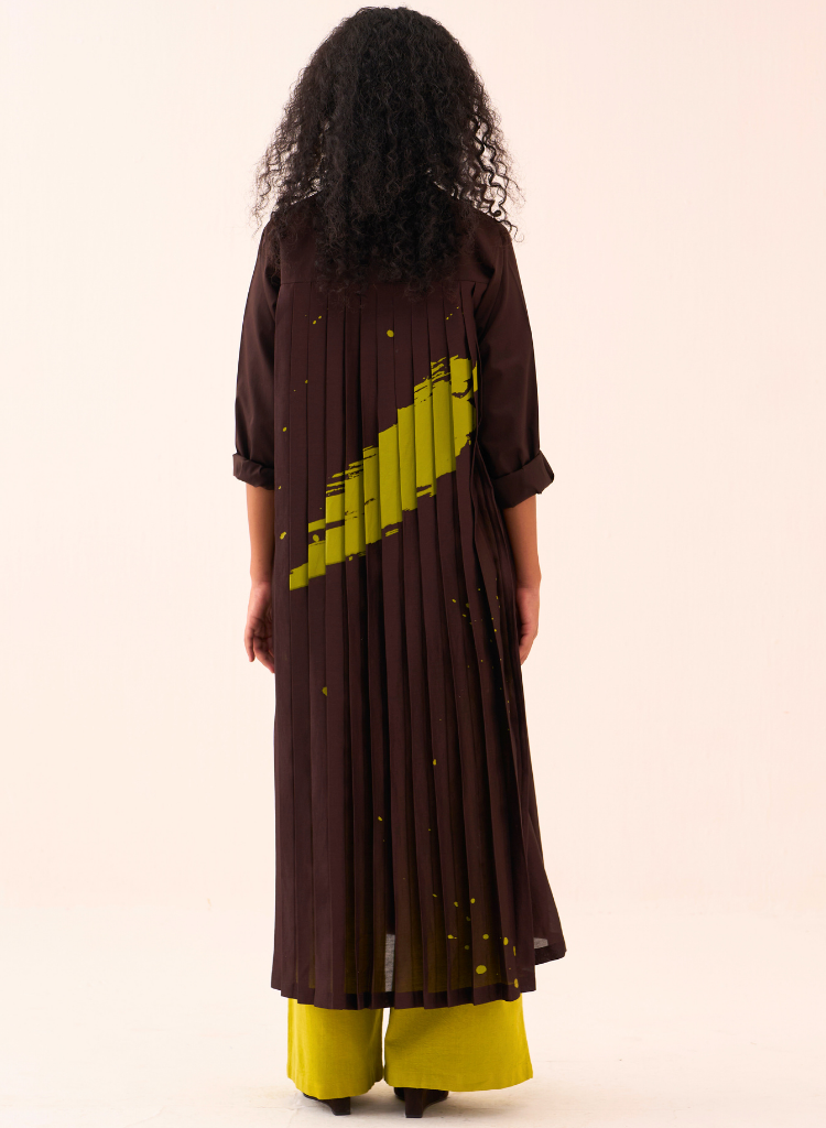 Back Pleat Jacket Splash