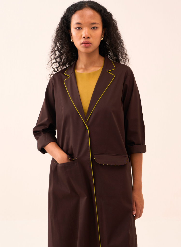Back Pleat Jacket Set