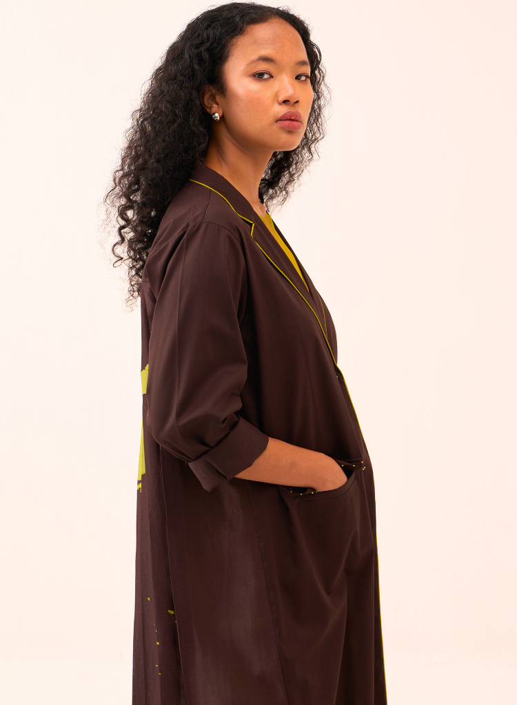 Back Pleat Jacket Splash