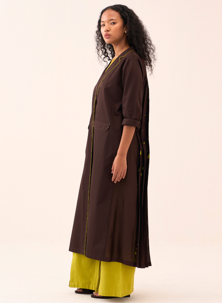 Back Pleat Jacket Set