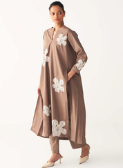 Back Pleat Tunic Set