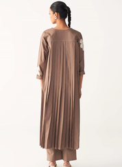 Back Pleat Tunic Set