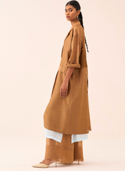 Back Tie Overlay Jacket