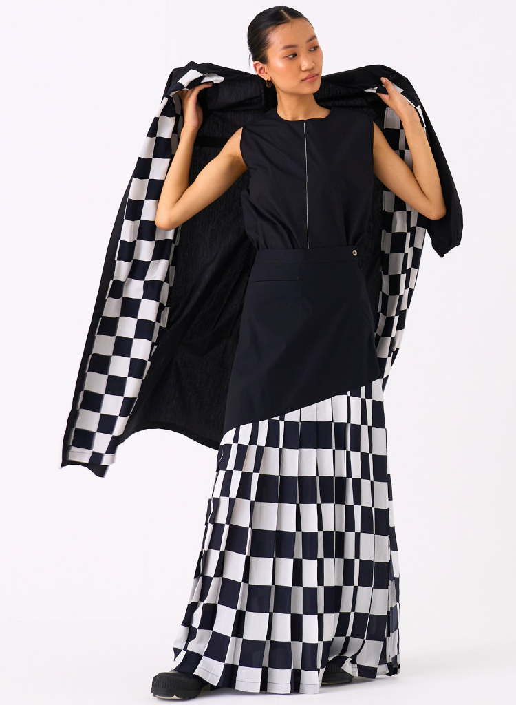 Back Yoke Jacket Set