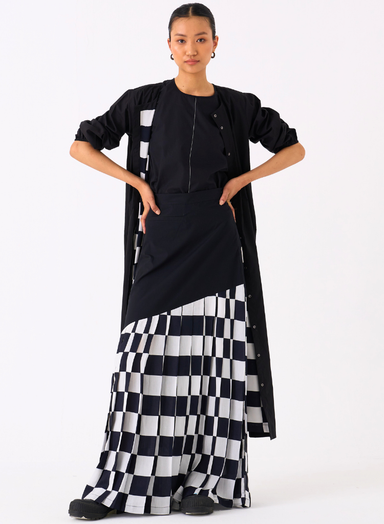 Back Yoke Jacket Set