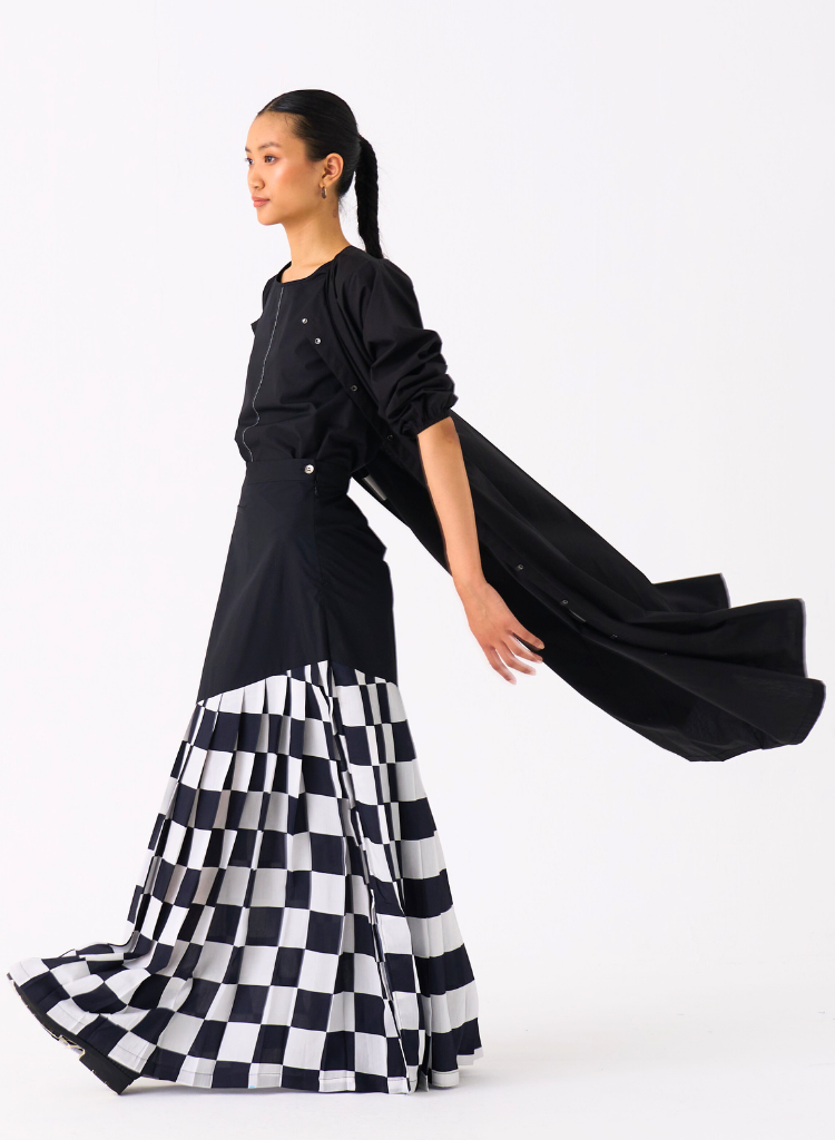 Back Yoke Jacket Set