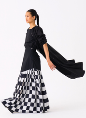 Back Yoke Jacket Set