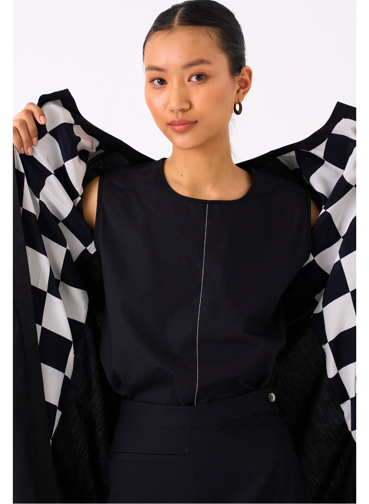 Back Yoke Jacket Set