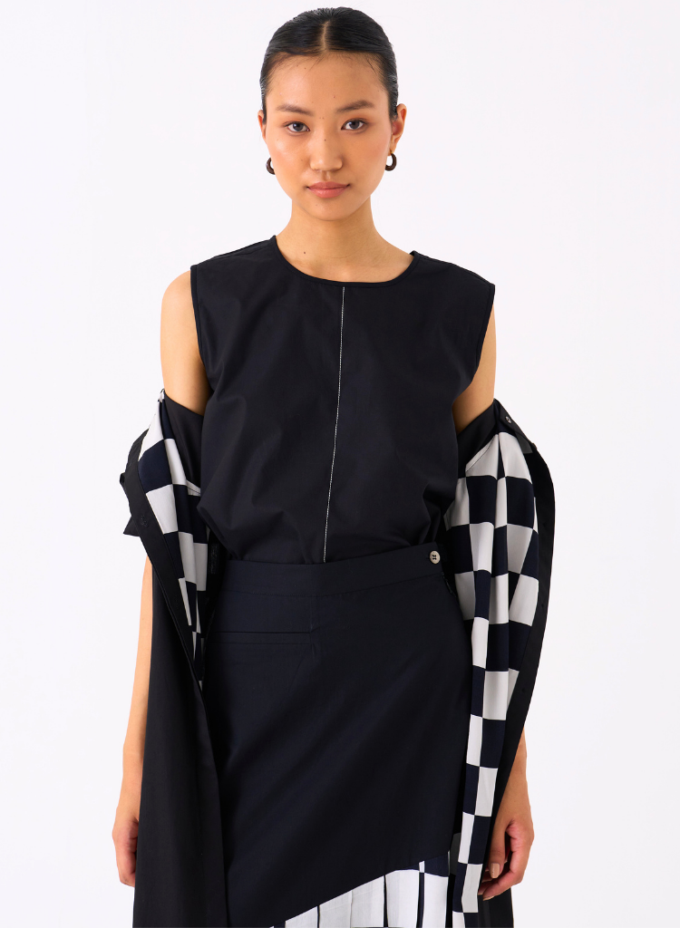 Back Yoke Jacket Set