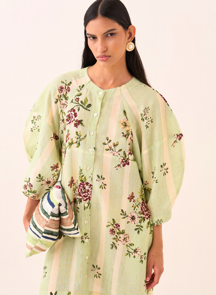 Bagiya Bubble Sleeve Dress