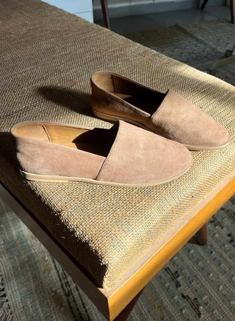 Suede Ballerinas