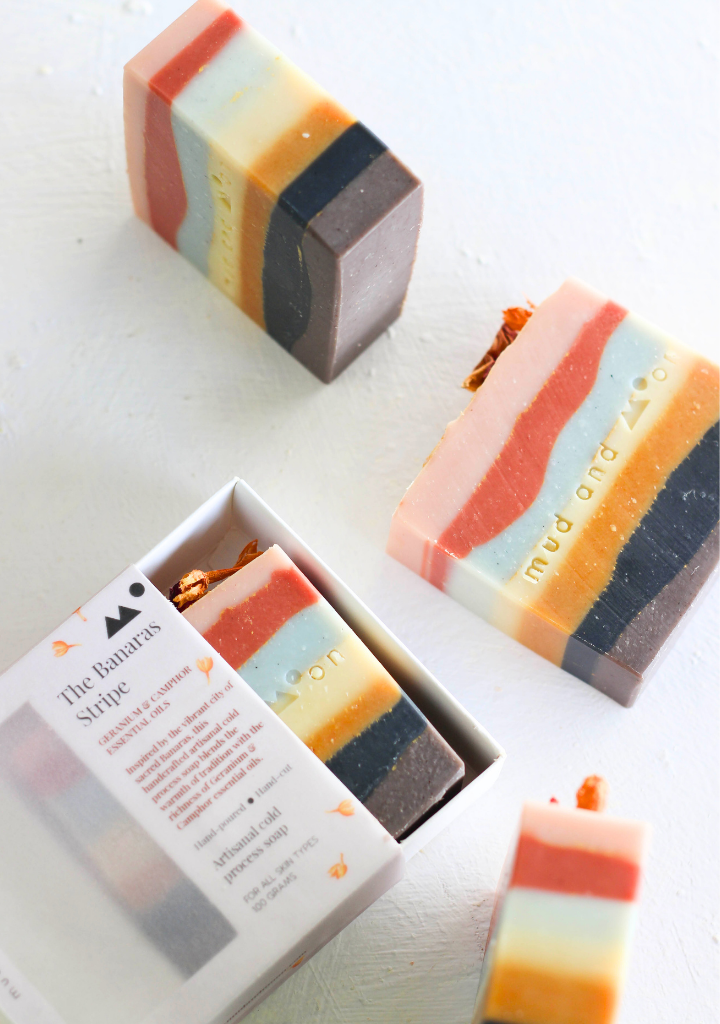 Banaras Stripe Soap