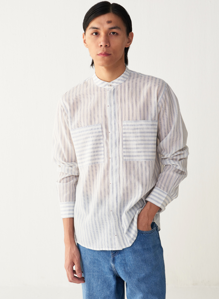 Band Collar Shirt