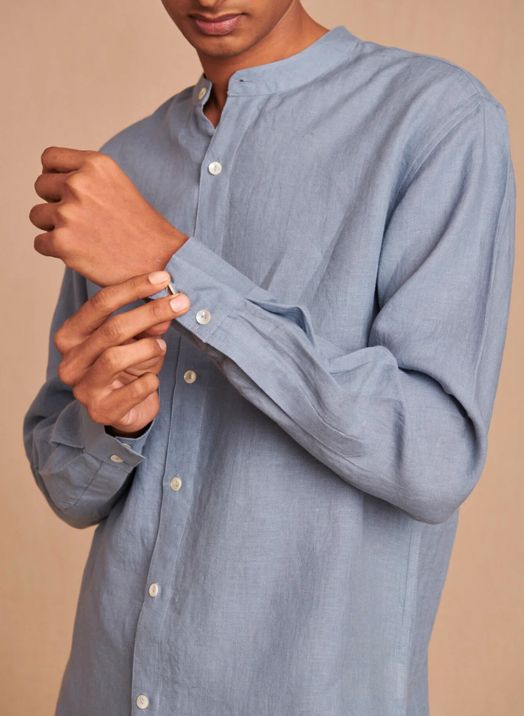 Band Collar Shirt