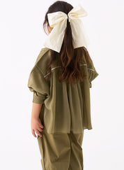 Bat Sleeve Shirt Set