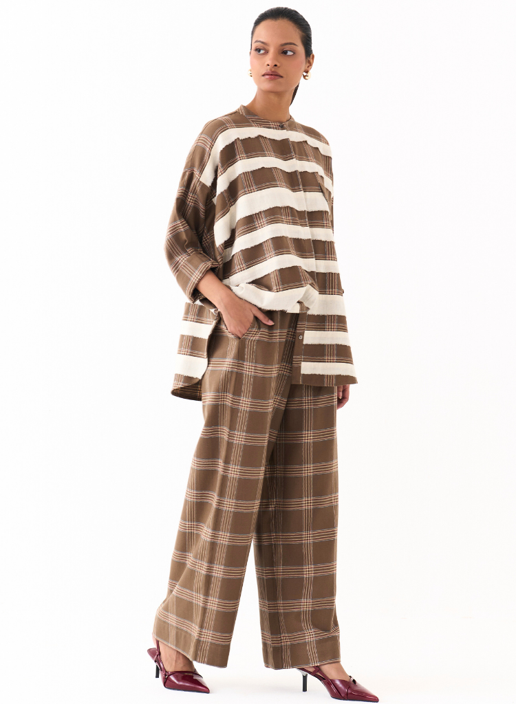 Bat Sleeve Shirt Set