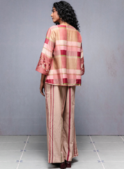 Beige Stripe Pants