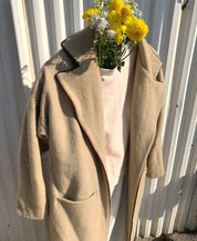 Beige Overcoat