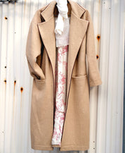 Beige Overcoat