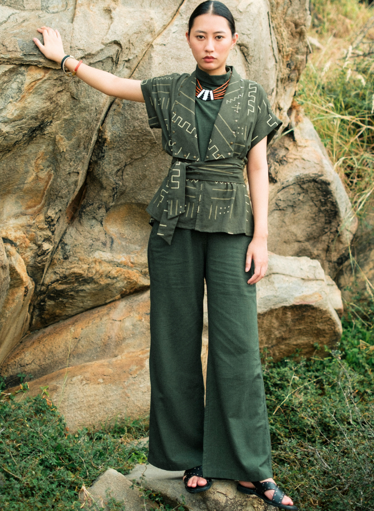 Berlin Shawl Collar Top