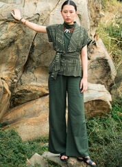 Berlin Shawl Collar Top